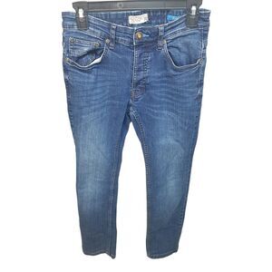 Easy Wear Denim Womens Size 26 Blue Solid Skinny Jeans